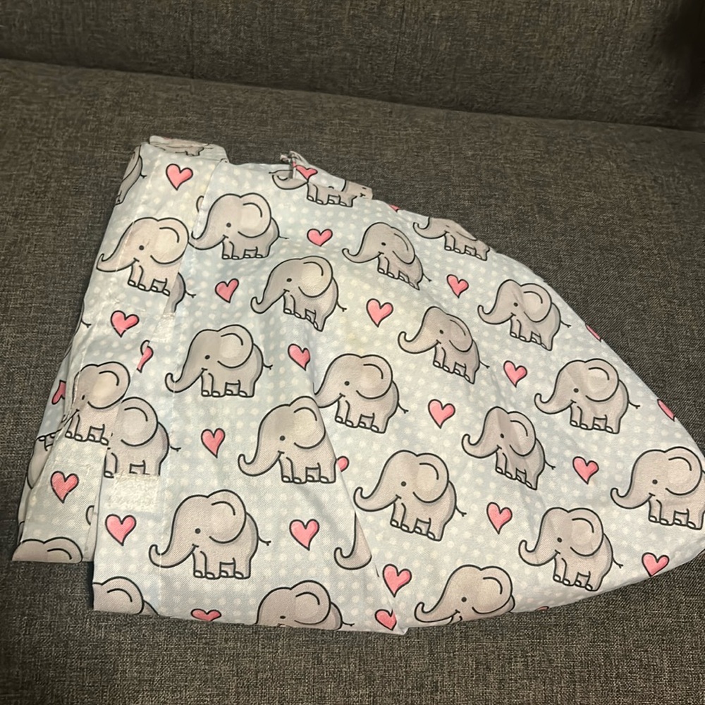Elephant Print Baby Car Seat topper Cover new